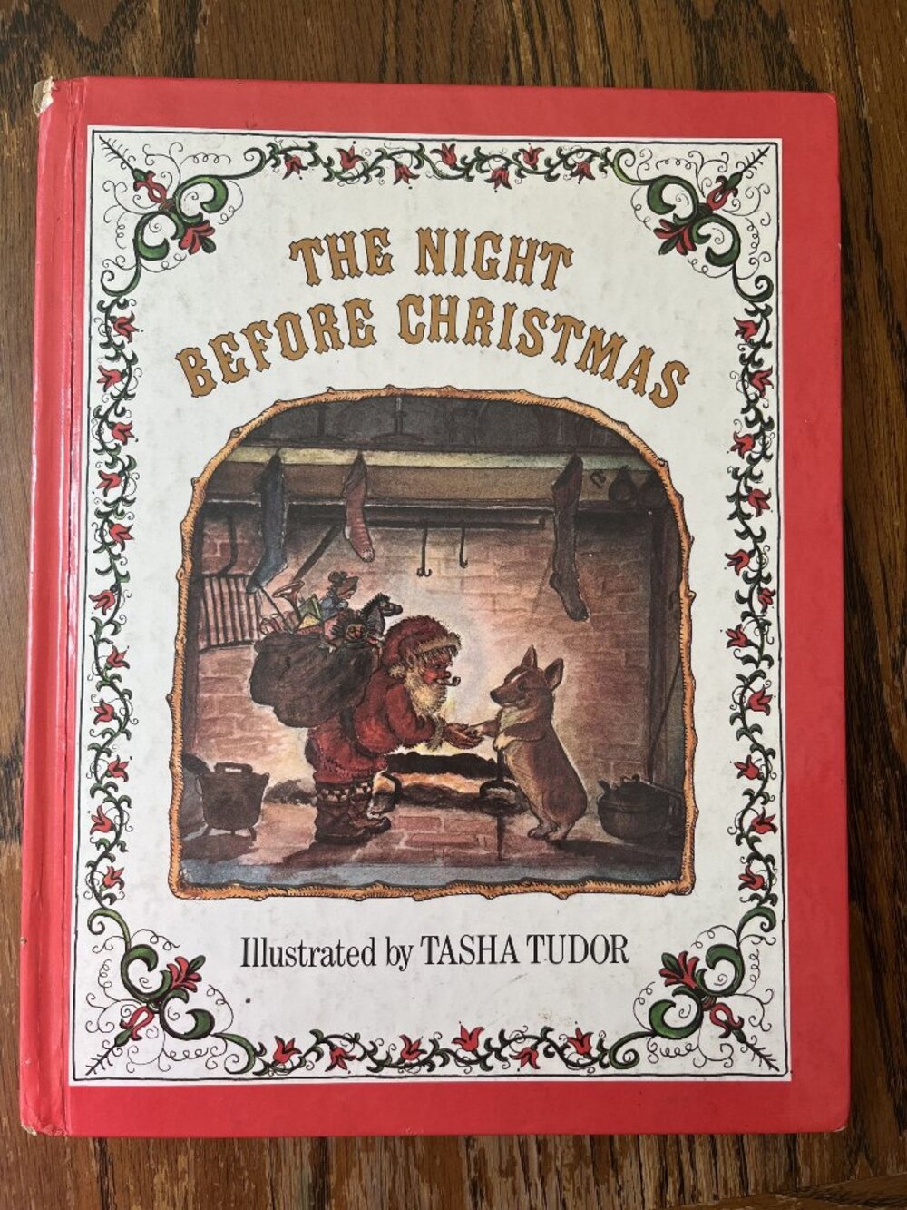THE NIGHT BEFORE CHRISTMAS By Clement C. Moore & Tasha Tudor 9th print 1984